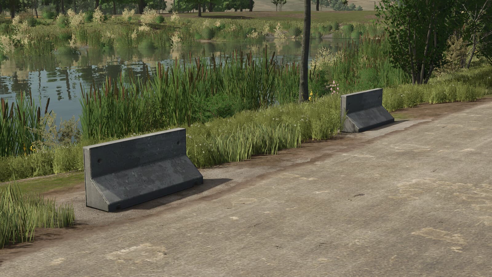 FS25 - Concrete Barriers screenshot