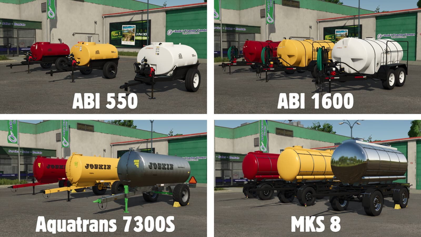 FS25 - Tanker Trailer Pack
